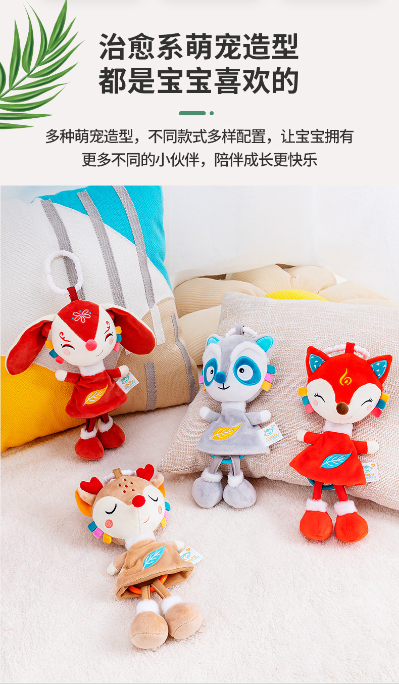 Happymonkey Baby Cartoon Animal Music Bell Music Box, Baby lathe pendant, Soothing bed Bell H168309 pic 4