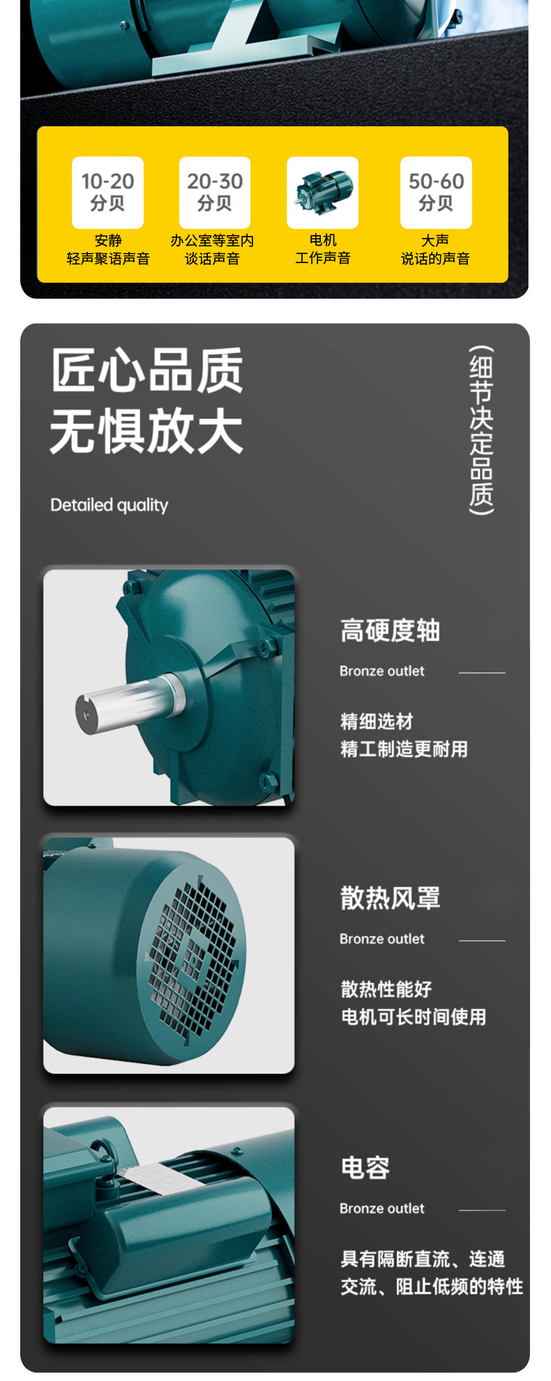 塔虎全铜单相电机220V交流有刷电机 全铜线圈塔虎单相异步电动机详情9