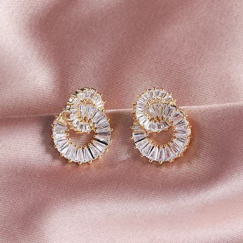 Brushed and frosted round ball earrings and stud earrings, a niche design with a stylish and versatile style, are new light luxury and creative earrings for women pic 4