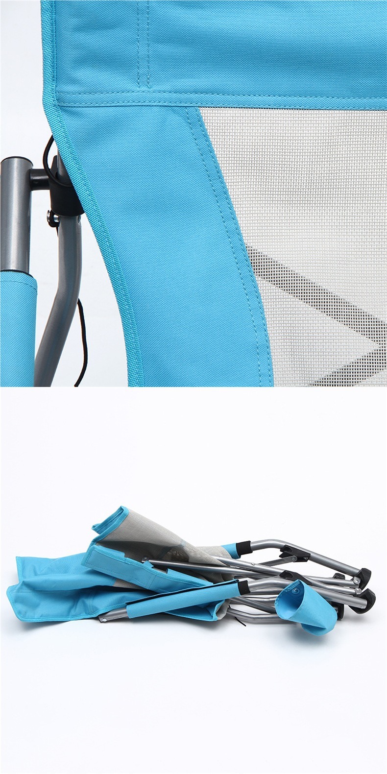 YEZHULIN户外休闲沙滩椅折叠椅定制便携式靠背矮脚沙滩椅定制详情10