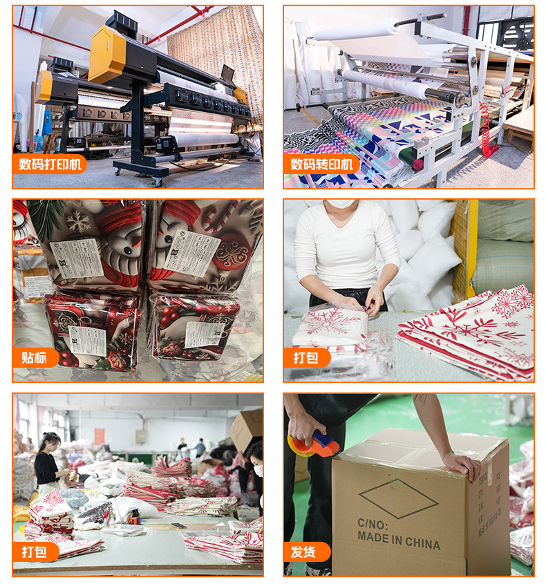 跨境现代简约几何植物印花床头靠枕套侧睡ins风办公室抱枕批发详情3