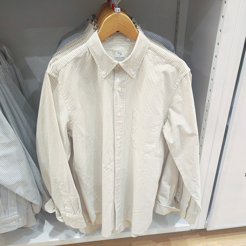 2024男装女装牛津纺条纹衬衫/长袖衬衣470294/462367/467442详情7