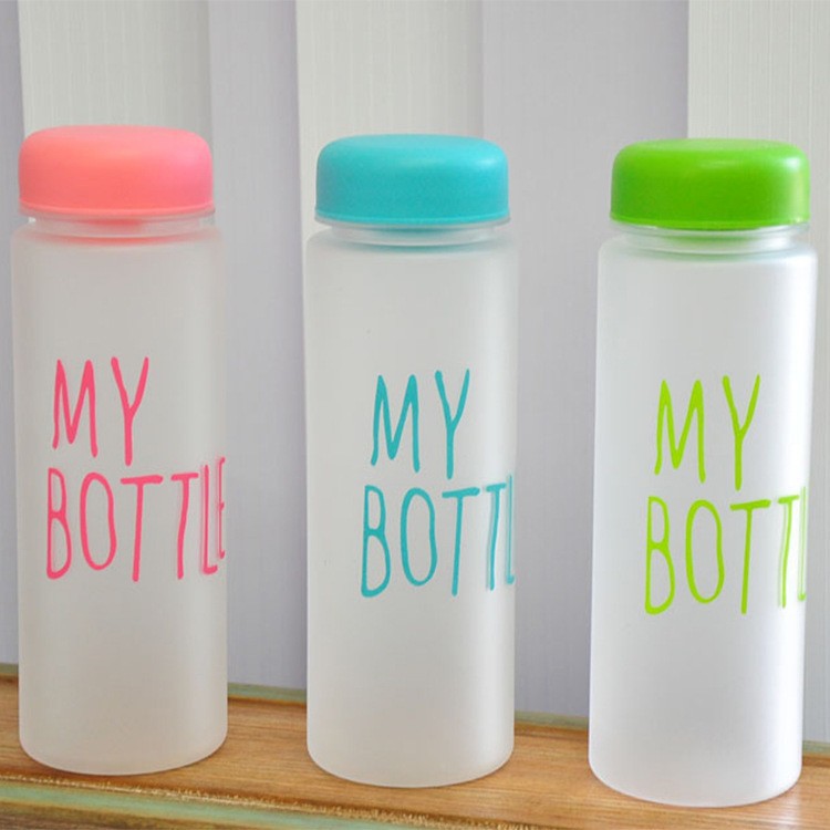 简约透明塑料水杯户外便携运动情侣茶水分离学生礼品瓶批发详情3