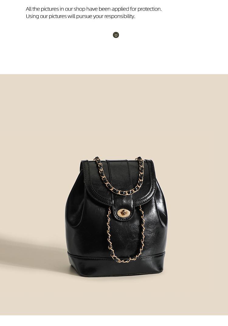 【直播专享】韩版小众链条双肩包2025新款女生旅行单肩包时尚通勤详情13