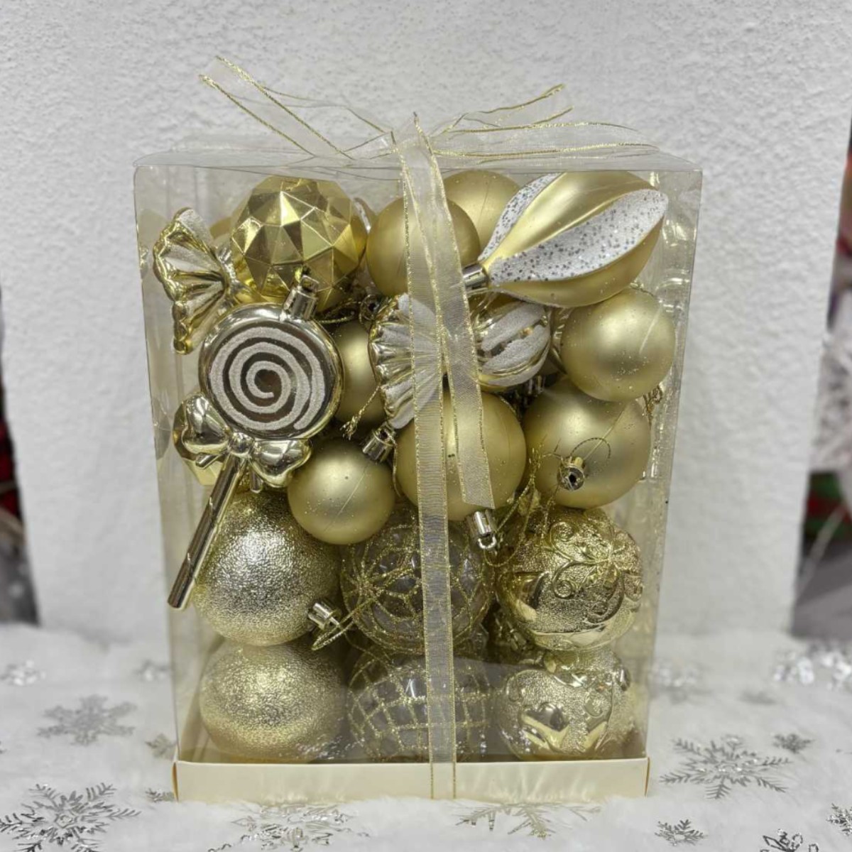 Amazon ambience-themed painted ball accessories, Christmas party, wedding, Christmas tree, candy pendants, Christmas decorations pic 4