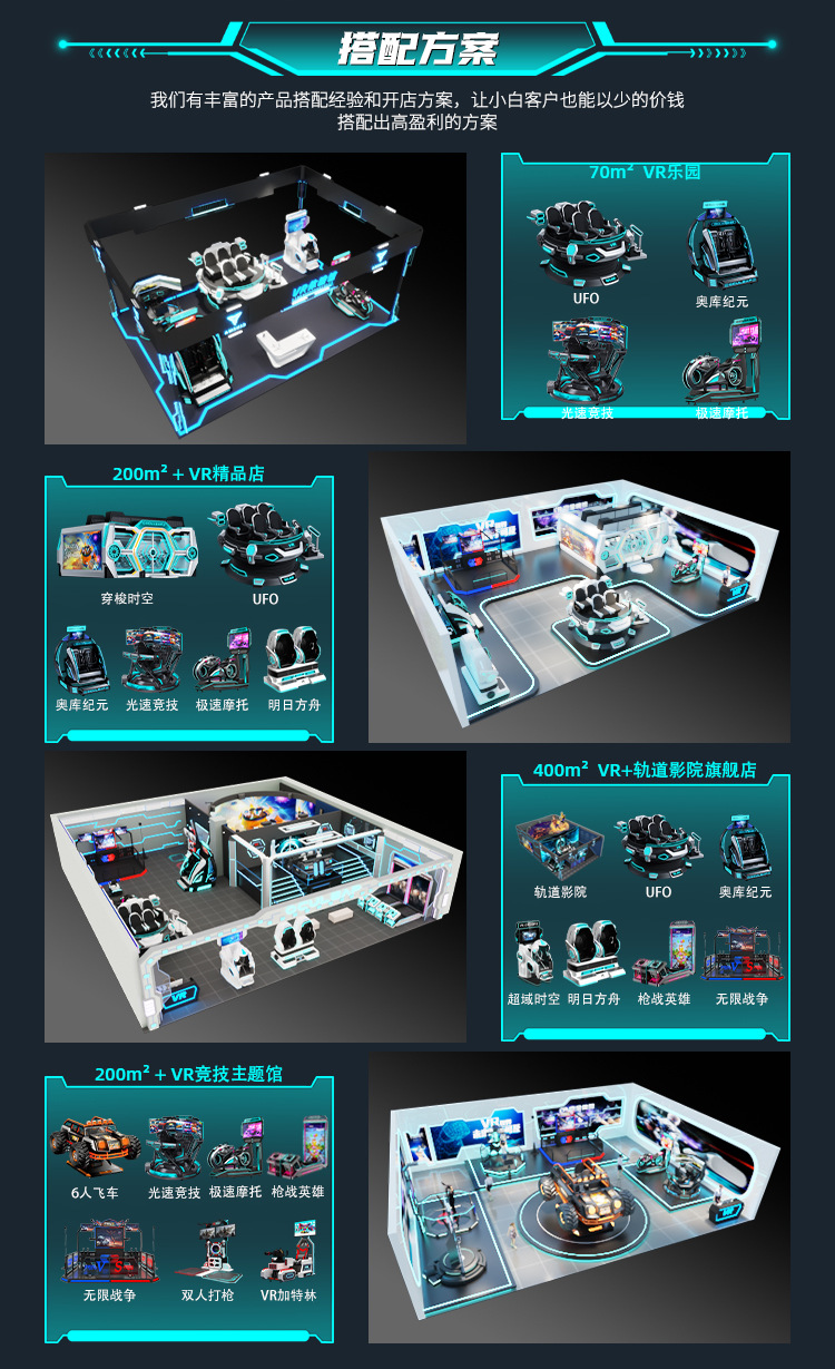 vr设备游戏机商用一体机电玩城体验馆飞行摩托3D影院穿梭时空乘骑详情10
