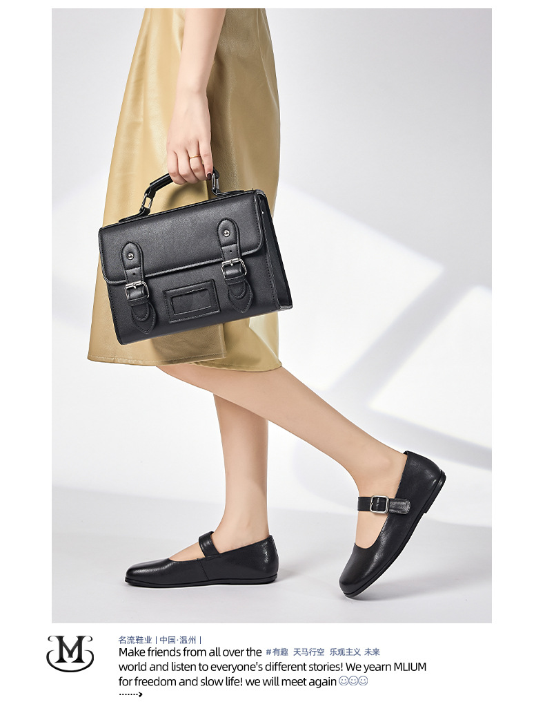 头层羊皮玛丽珍鞋女2025夏季新款方头浅口单鞋女法式绝美休闲女鞋详情30