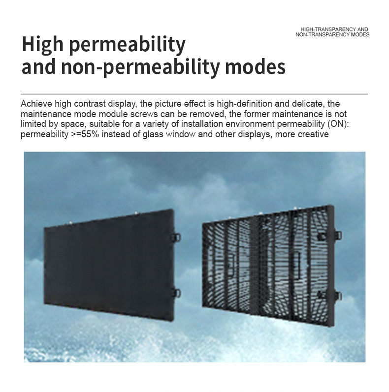 LED display manufacturers supply outdoor grid rental screens, transparent screens, special-shaped vehicle-mounted high-definition advertising screens pic 1