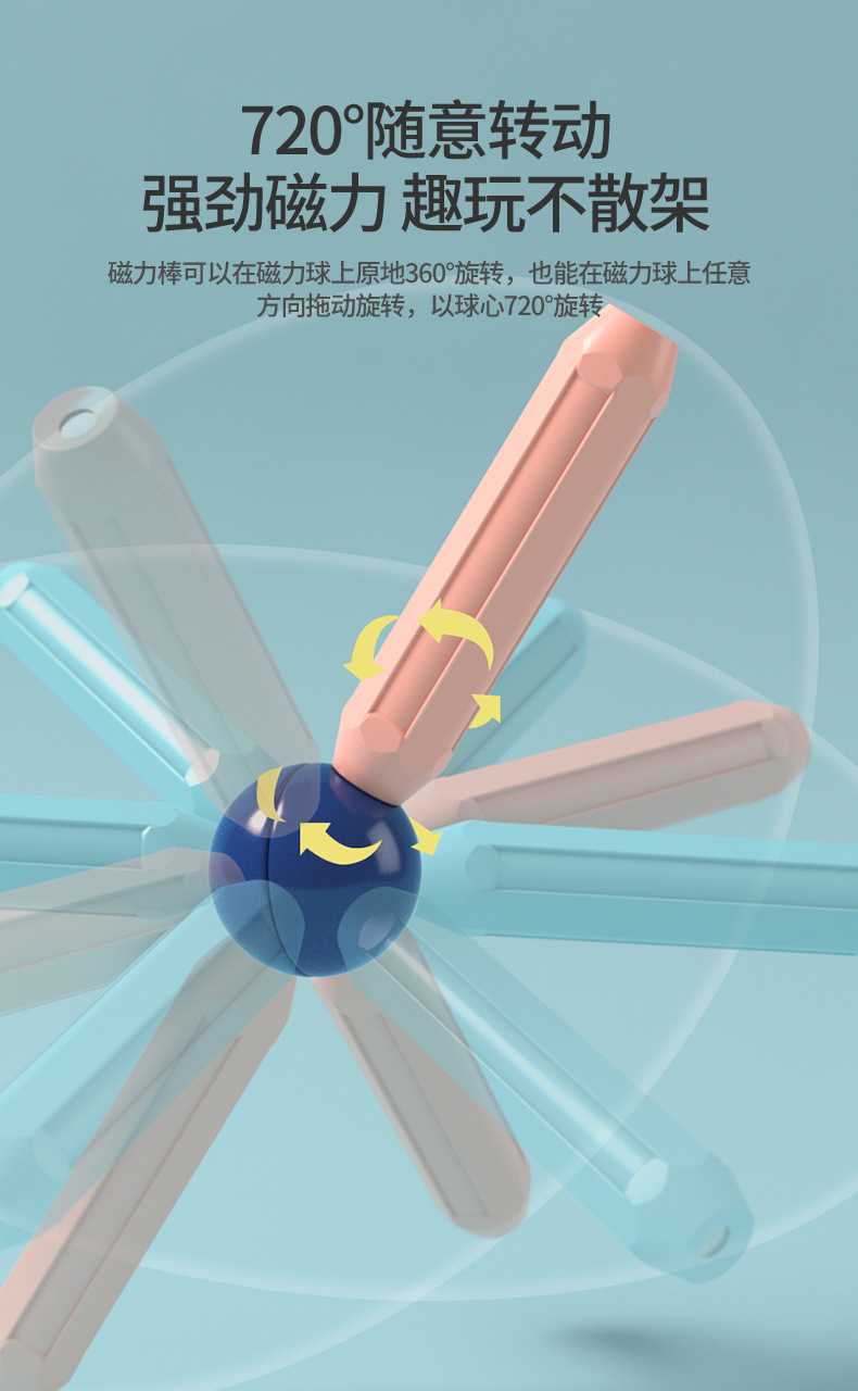 百变磁力棒批发儿童早教大颗粒思维训练磁性diy拼装益智积木玩具详情18