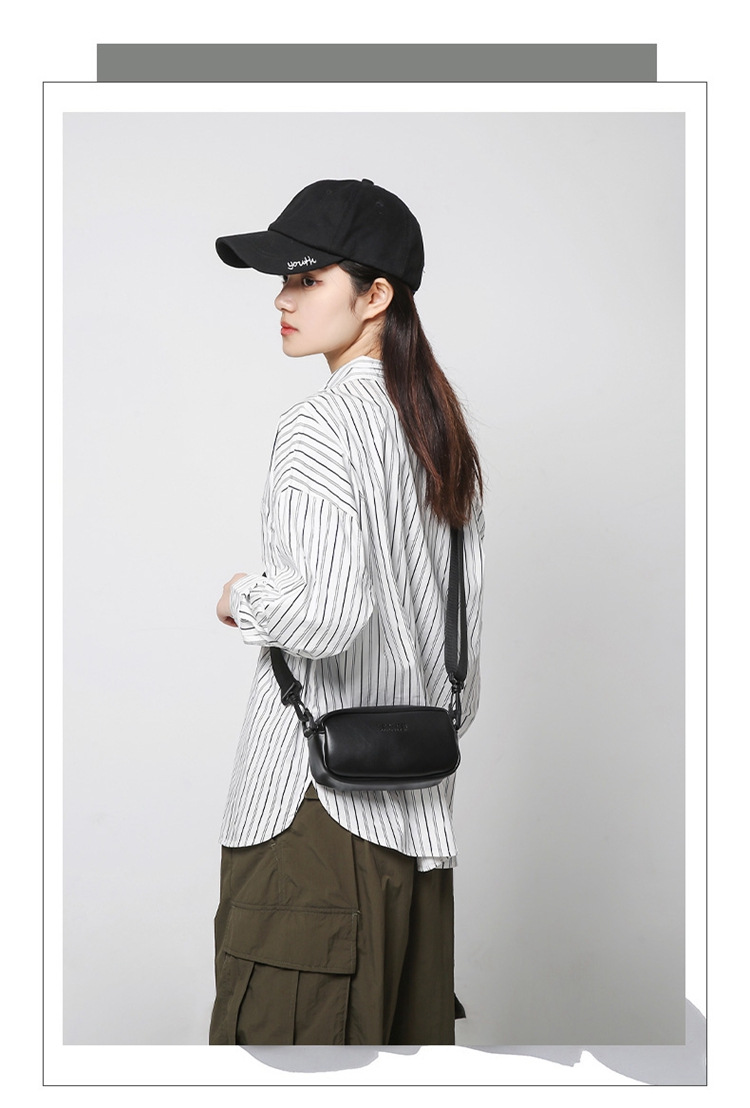 2026新款PU男士斜挎包韩版休闲小方包ins单肩包潮男情侣背包代发详情8