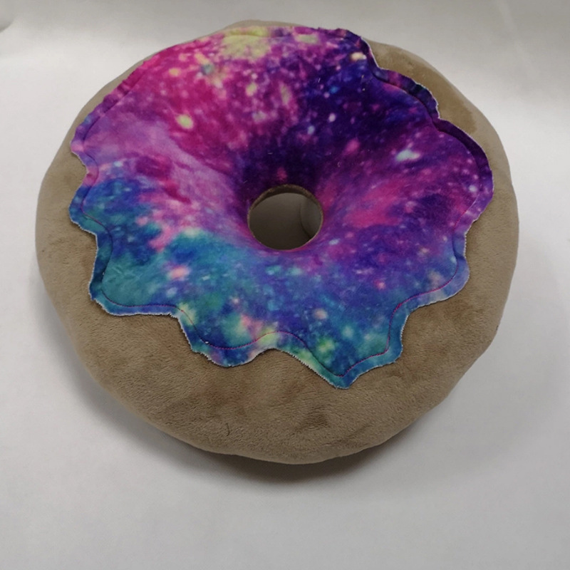 毛绒抱枕靠枕异形甜甜圈印花绣花公仔玩偶娃娃柔软抱枕靠垫多款可选详情14