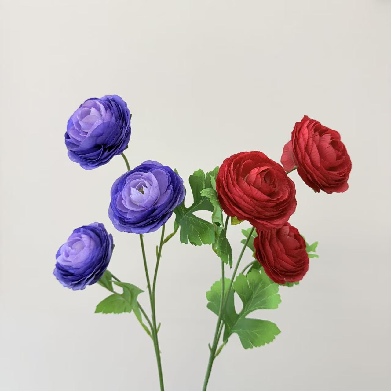 渐变3头千层露莲仿真花茶玫洋牡丹花艺软装假花千层牡丹厂家批发详情7