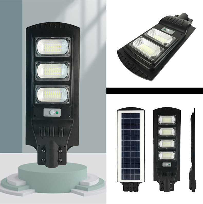 Solar street lamps, LED outdoor waterproof, courtyard human-sensing solar lamps, solar integrated street lamps pic 2