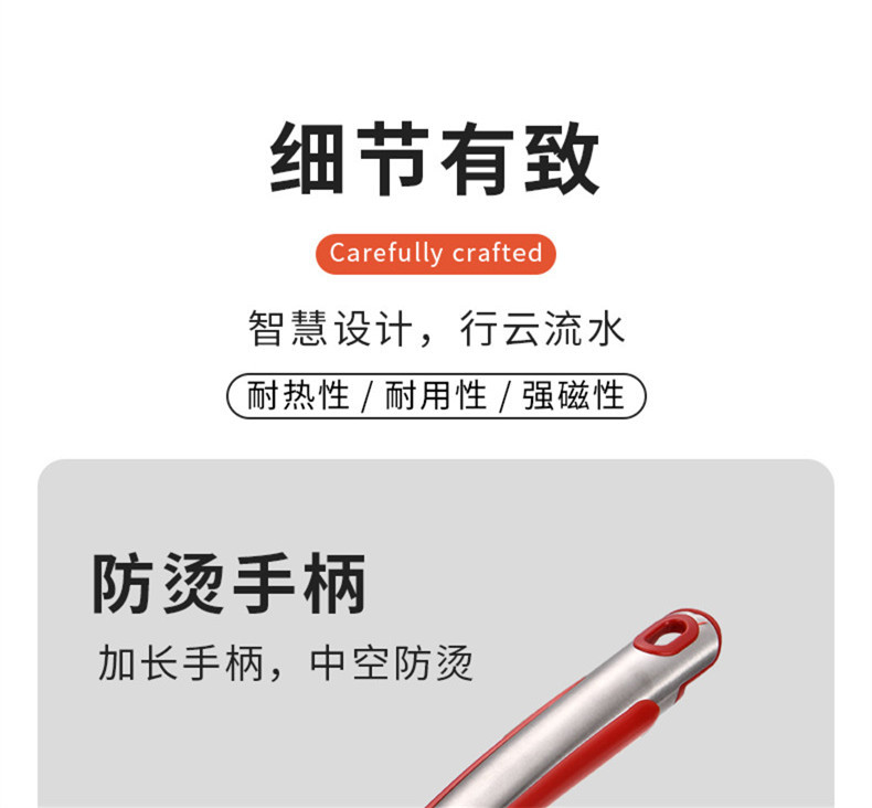 Double-sided screen honeycomb suspended wok, three-layer or five-layer stainless steel wok, uncoated non-stick wok, one-piece consignment pic 18