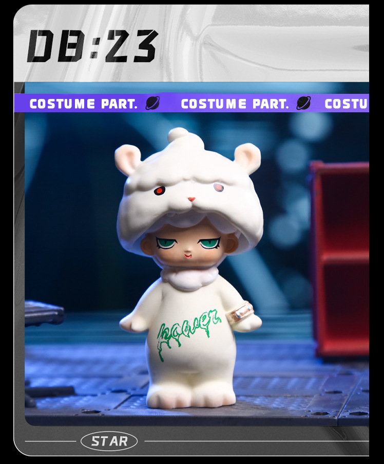 Costume party blind box cartoon figurines, fun boys and girls, children and adults, resin handicrafts, cute 2D pic 11