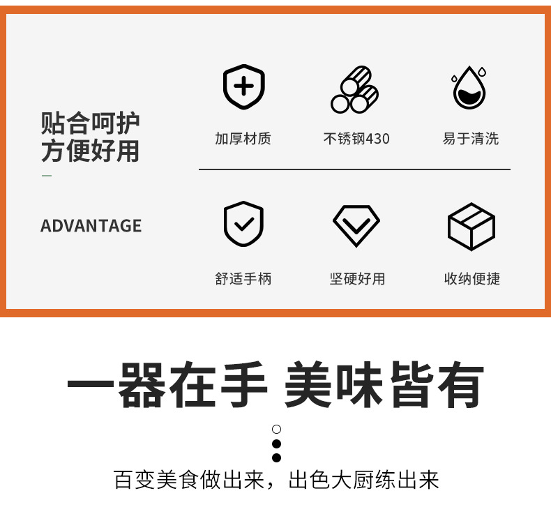 不锈钢家用捣碎器压薯器土豆压泥器 亚马逊厨房小工具  家用大全详情2