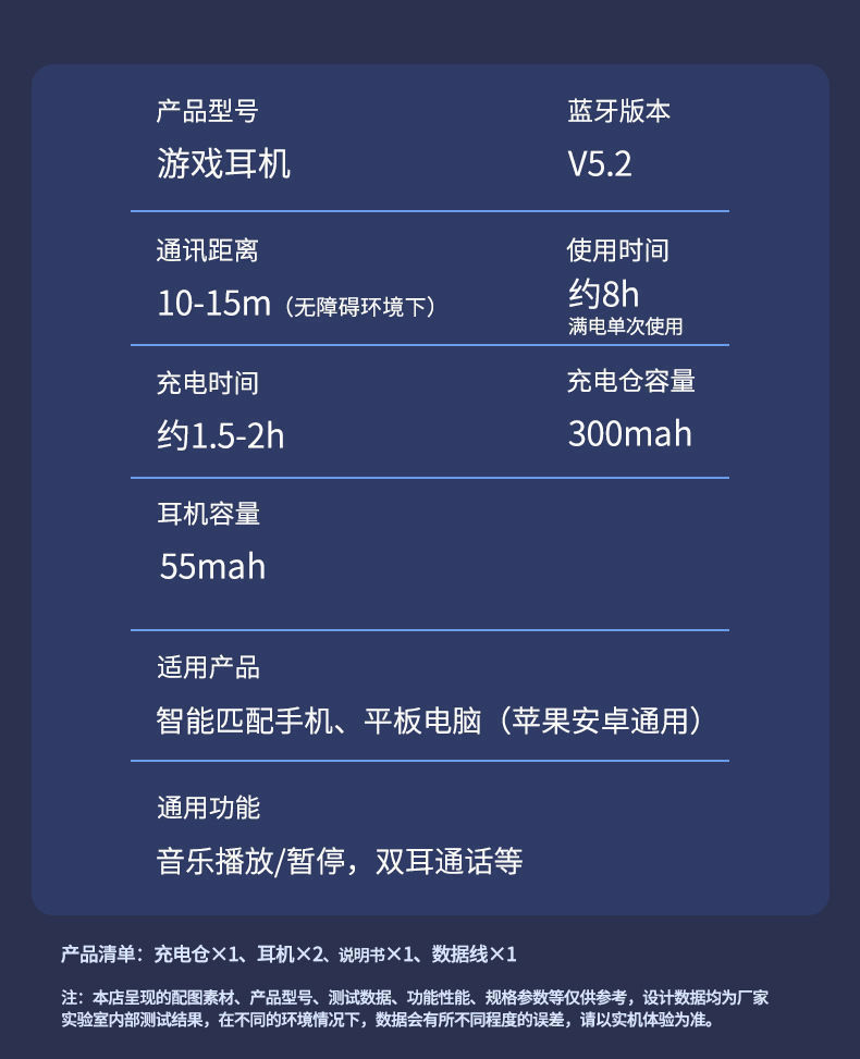 跨境新款N35游戏蓝牙耳机无线入耳式低延迟低功耗电竞蓝牙耳机tws详情38