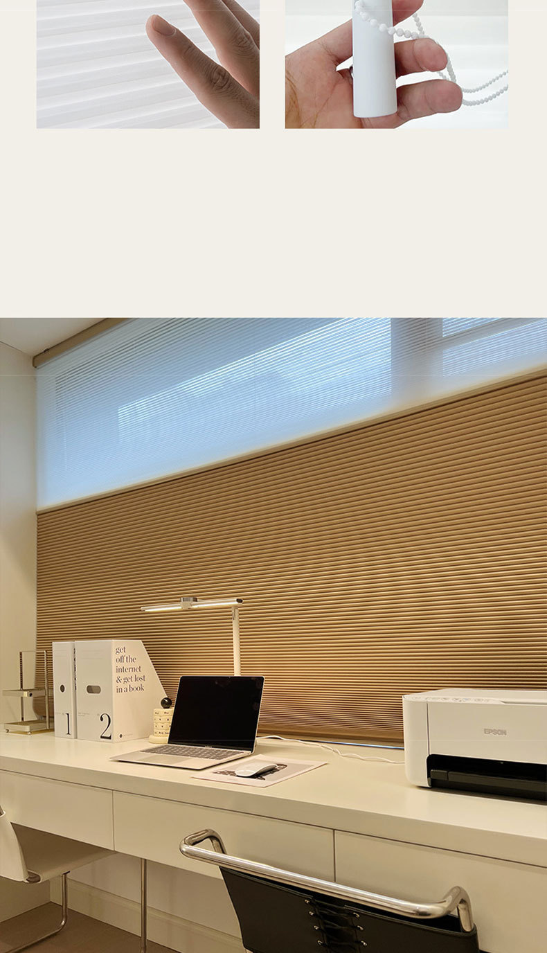 Factory direct sales of heat insulation and sunshade day and night honeycomb curtains for bedrooms, balconies, offices, and home use, as well as fully blackout curtains pic 14