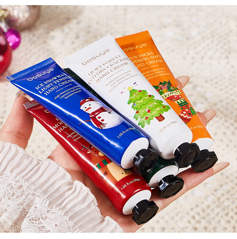 【跨境专供】bosuya圣诞护手霜滋润保湿补水秋冬防干裂护手霜批发详情18