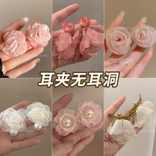 耳环度假风网红耳坠海边耳勾ins夏天新款拉菲草编手编藤编耳饰女详情13