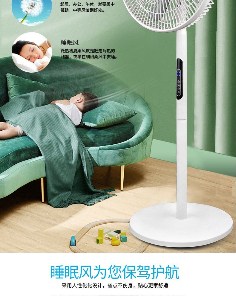 威力 16寸电风扇 家用落地式台式遥控风扇超静音定时礼品一件起批详情7