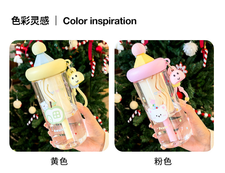 可爱卡通水杯便携保温杯180ml防漏设计学生宿舍办公用品 pic 10