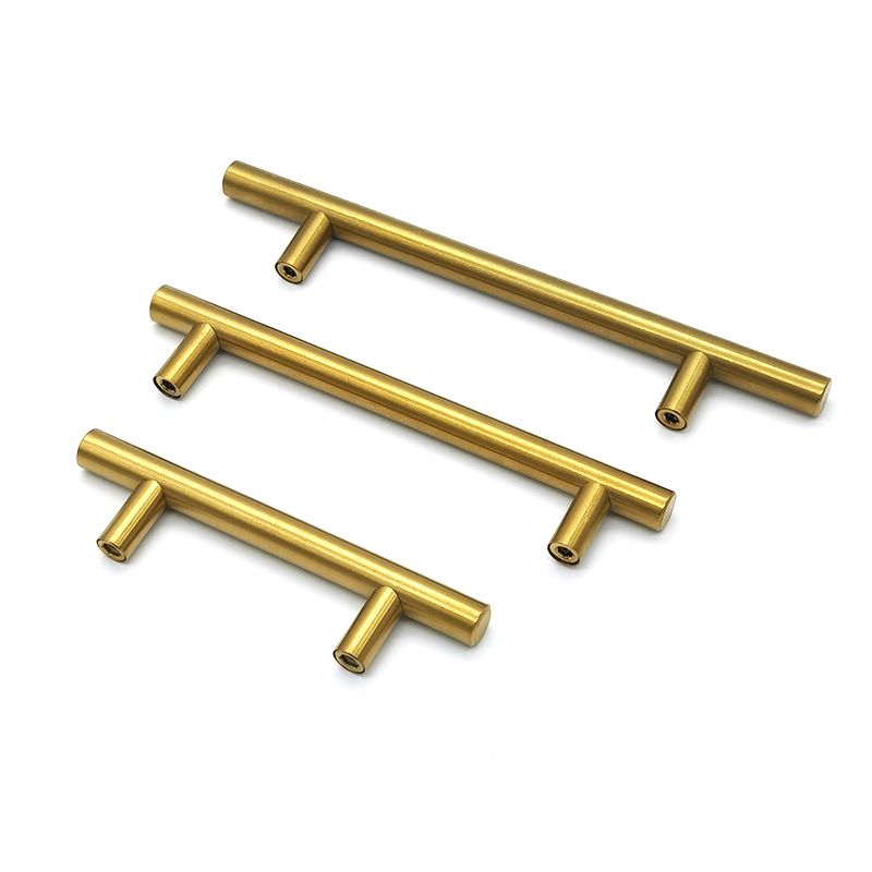 不锈钢拉手橱柜拉手柜门拉手抽屉把手家具拉手空心T型小拉手详情7