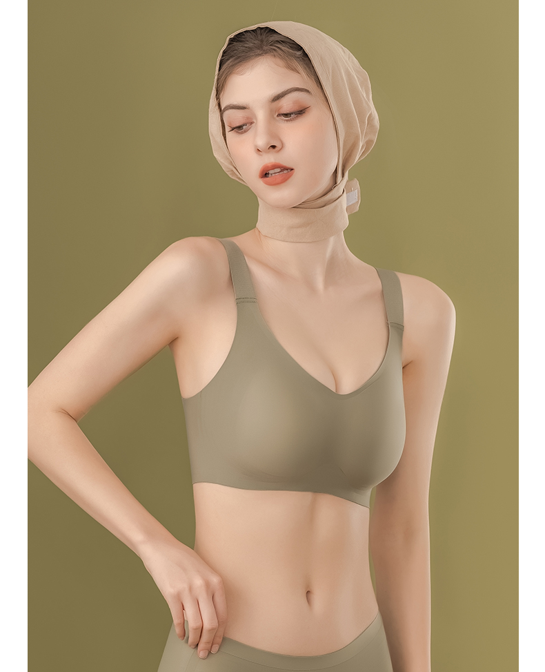 无痕防下垂聚拢调整型收副乳大码大胸显小胸运动内衣女薄款文北秦详情15