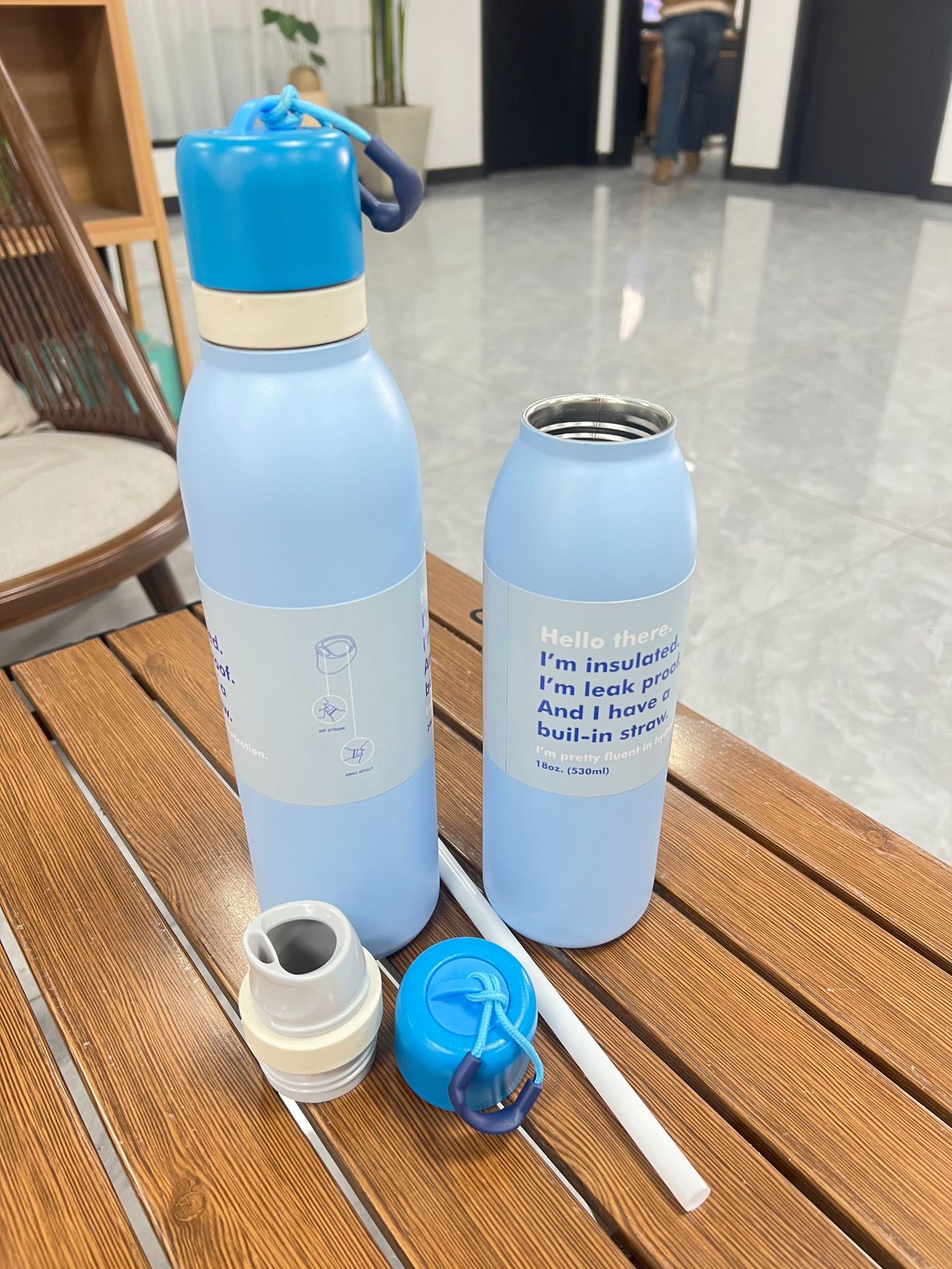 简约高颜值不锈钢保温杯马卡龙色系大容量运动水壶户外便携手提杯详情5