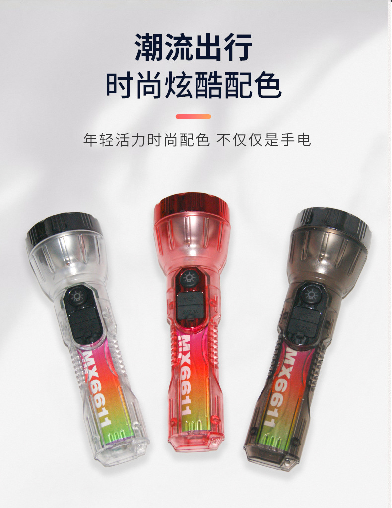 2023跨境强光手电筒探照灯太阳能USB充电户外野营便携照明灯手电详情4