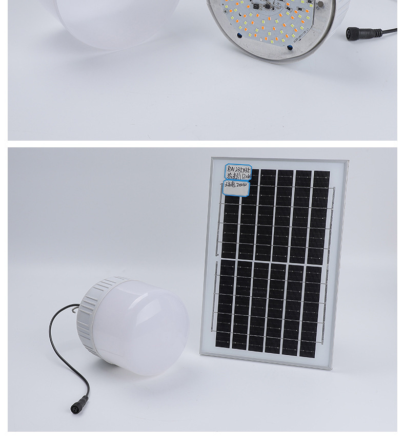 Cross-border solar bulb lamps, power outage emergency household outdoor lighting lamps, night market street stall camping LED bulb lamps pic 16