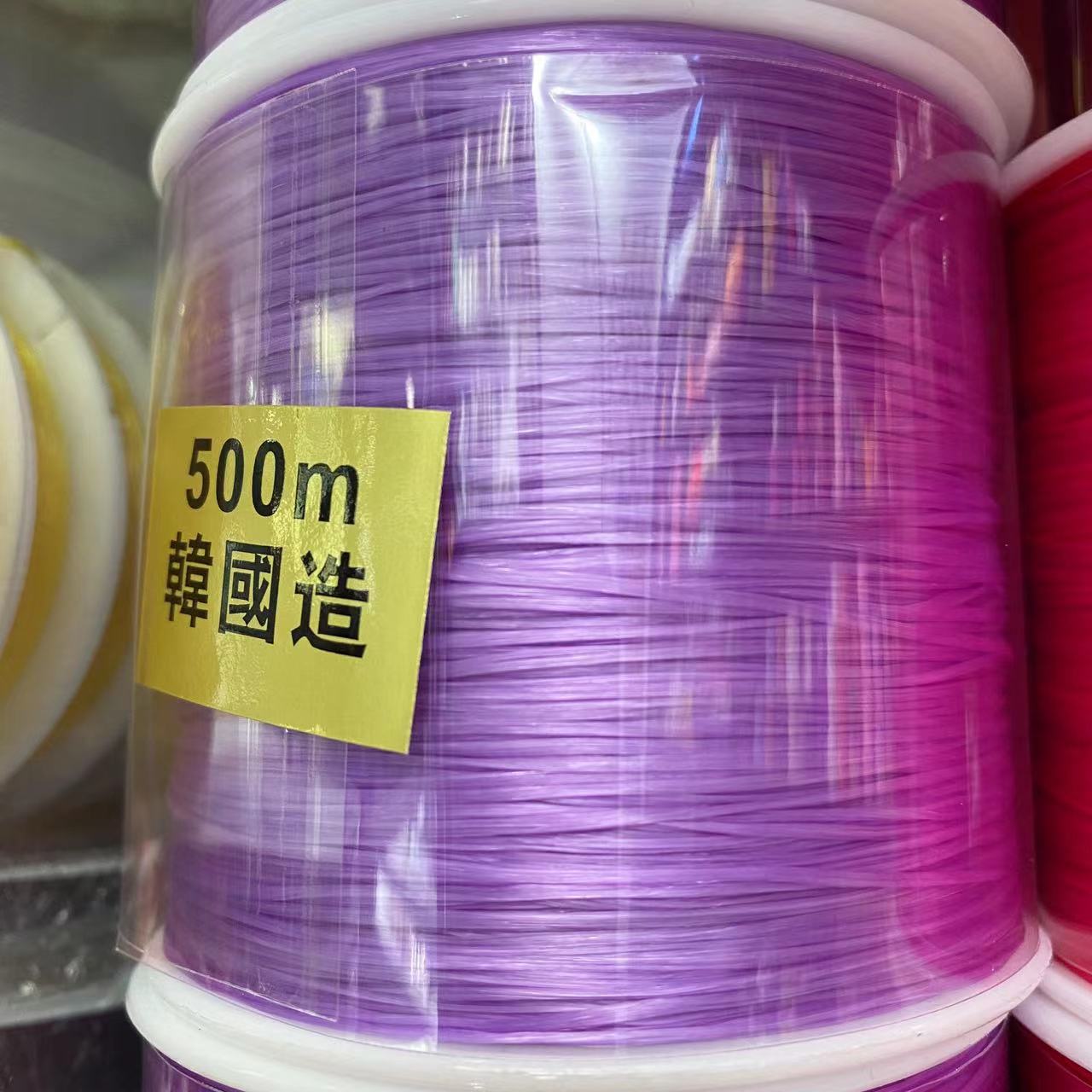 500米diy佛珠水晶串珠大卷韩国造扁形水晶线松紧线弹力线绳批发详情27