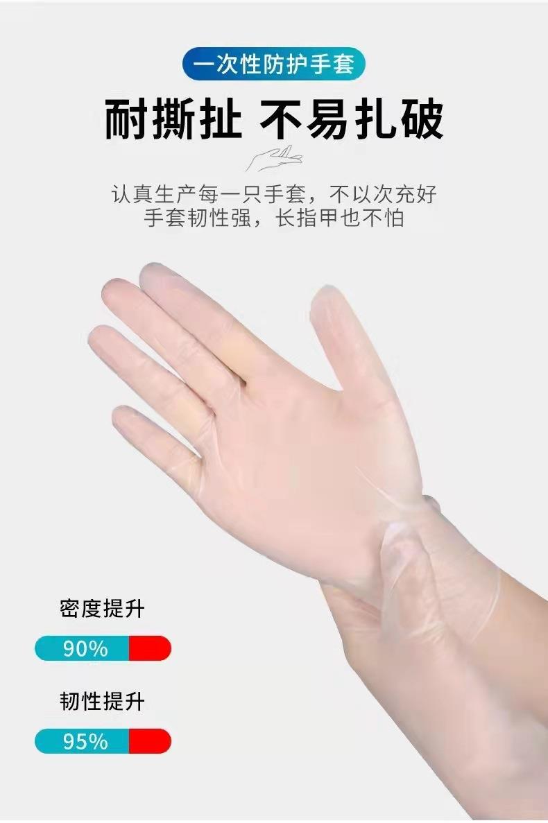 一次性手套食品级防护透明加厚TPE手套一次性tpe手套薄膜手套批发详情14