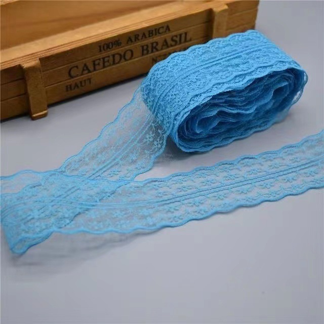 【40 Colors 】 Double-sided non-elastic lace trim, DIY clothing, curtains, sofa sewing, lace trim accessories, 4.5CM pic 14