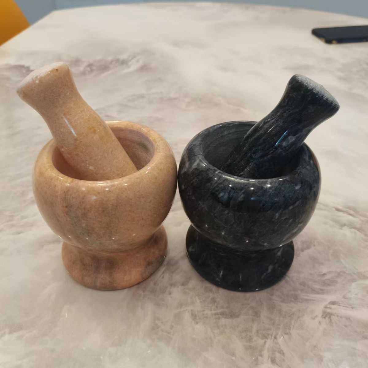 Garlic pounding stone mortar, old-fashioned garlic paste maker, garlic peeler, stone garlic mortar, garlic paste jar, multi-functional garlic paste maker, garlic paste crushing tool pic 7