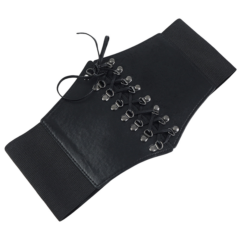 新款女士束腰外穿裙子宽腰带女款高级感百搭装饰绑带弹力松紧腰封详情43