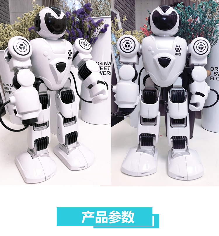 Alpha Intelligent robot remote-controlled RoboCop programming dancing robot Boy gift model toy pic 3