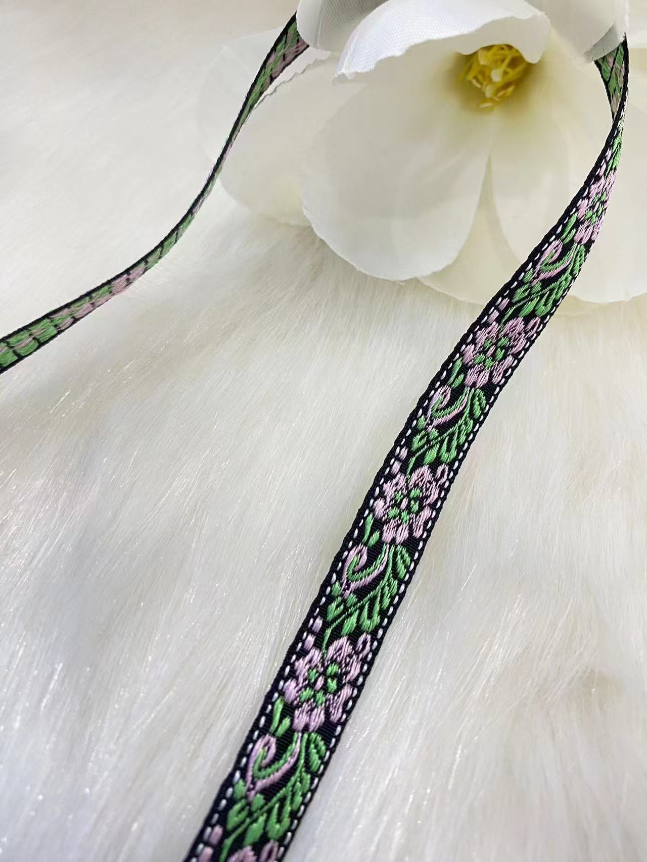 多种款式现货民族风提花刺绣织带新春发饰头饰辅料批发厂家直供详情32