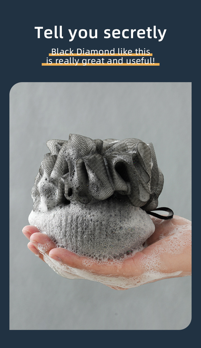 Men's shower ball dual purpose mud rubbing bath towel详情7