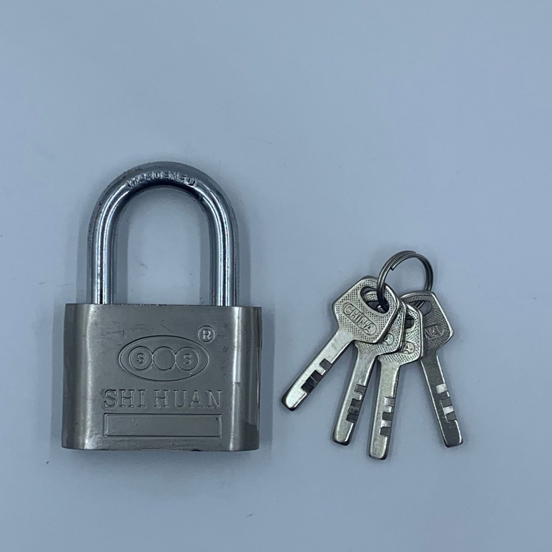 Factory wholesale large rounded corner blade locks, stainless steel imitation padlocks, storage cabinet locks, student dormitory locks, anti-theft and anti-picking locks pic 14