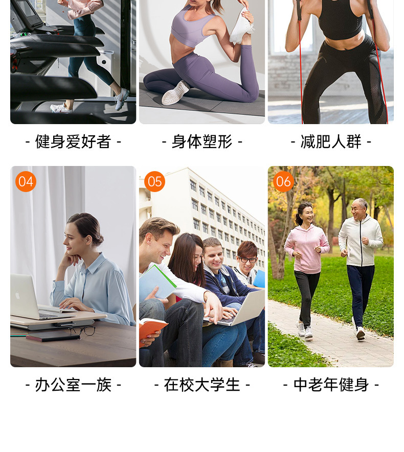 拉力绳健身男弹力带弹力绳家用阻力带拉力器练背力量胸肌训练器材详情3