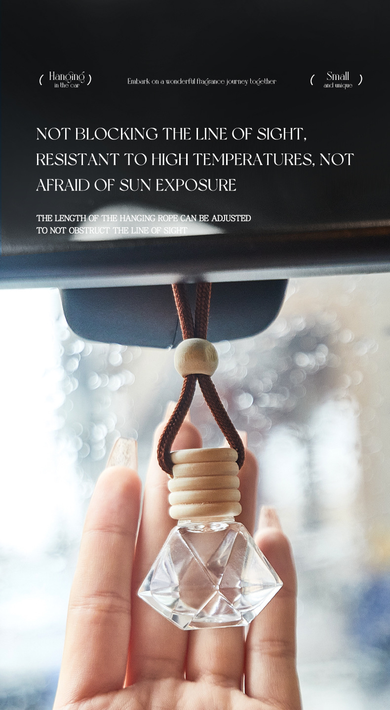 跨境专供FORMBO车载挂绳香水瓶汽车用除异味香薰挂件饰品香水批发详情5