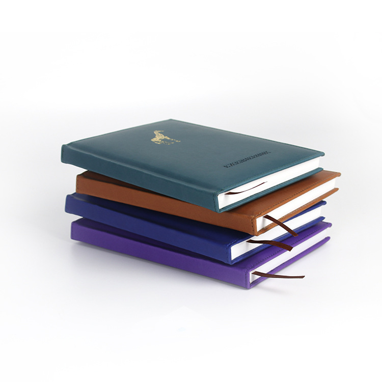 Yalong Cross-border logo A5 printed leather cover notebook, dark retro leather notebook pic 7