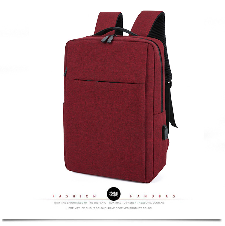 跨境大容量17寸双肩电脑包可定制高级感商务通勤旅行背包电脑包详情23