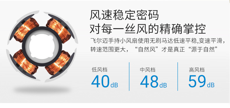 网红桌面迷你小巧风扇镶钻风扇室内空气循环扇台式手持充电风扇批详情5