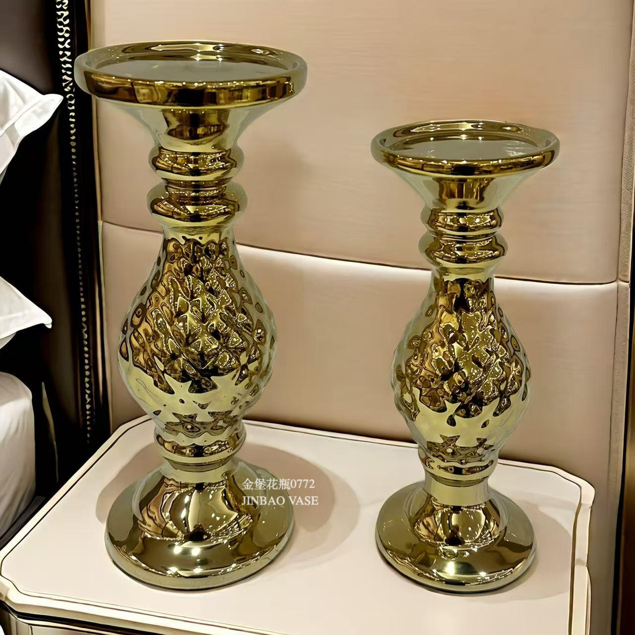 Nordic creative ceramic vases, rotating aesthetic ornaments, high-end living room entrance hall tabletop, dining table, dried flower decorations pic 20