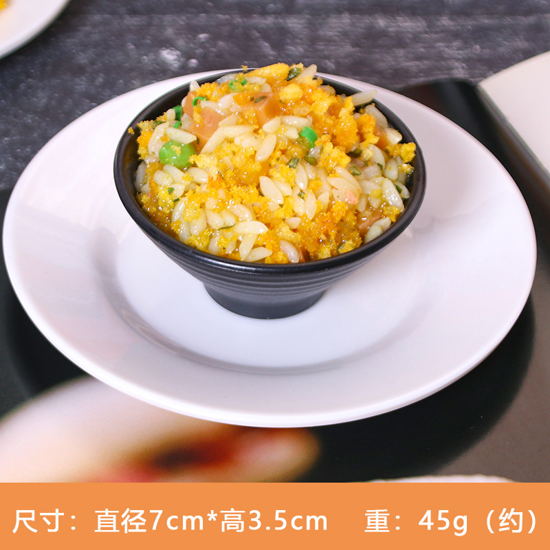 仿真沙冰小黑碗蛋糕模型冰激凌食物道具装饰物冰粉道具详情11