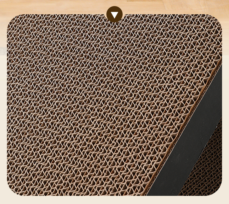 Cat scratch board, non-shedding cat climbing frame, vertical large corrugated paper wear-resistant sofa, cat protection products, cat toys pic 6