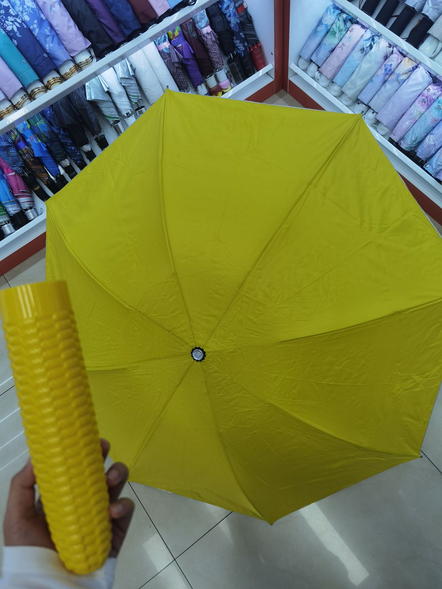 Manual carrot creative umbrella, wholesale umbrella, all-weather, sunshade, sun protection, UV protection, folding umbrella pic 6
