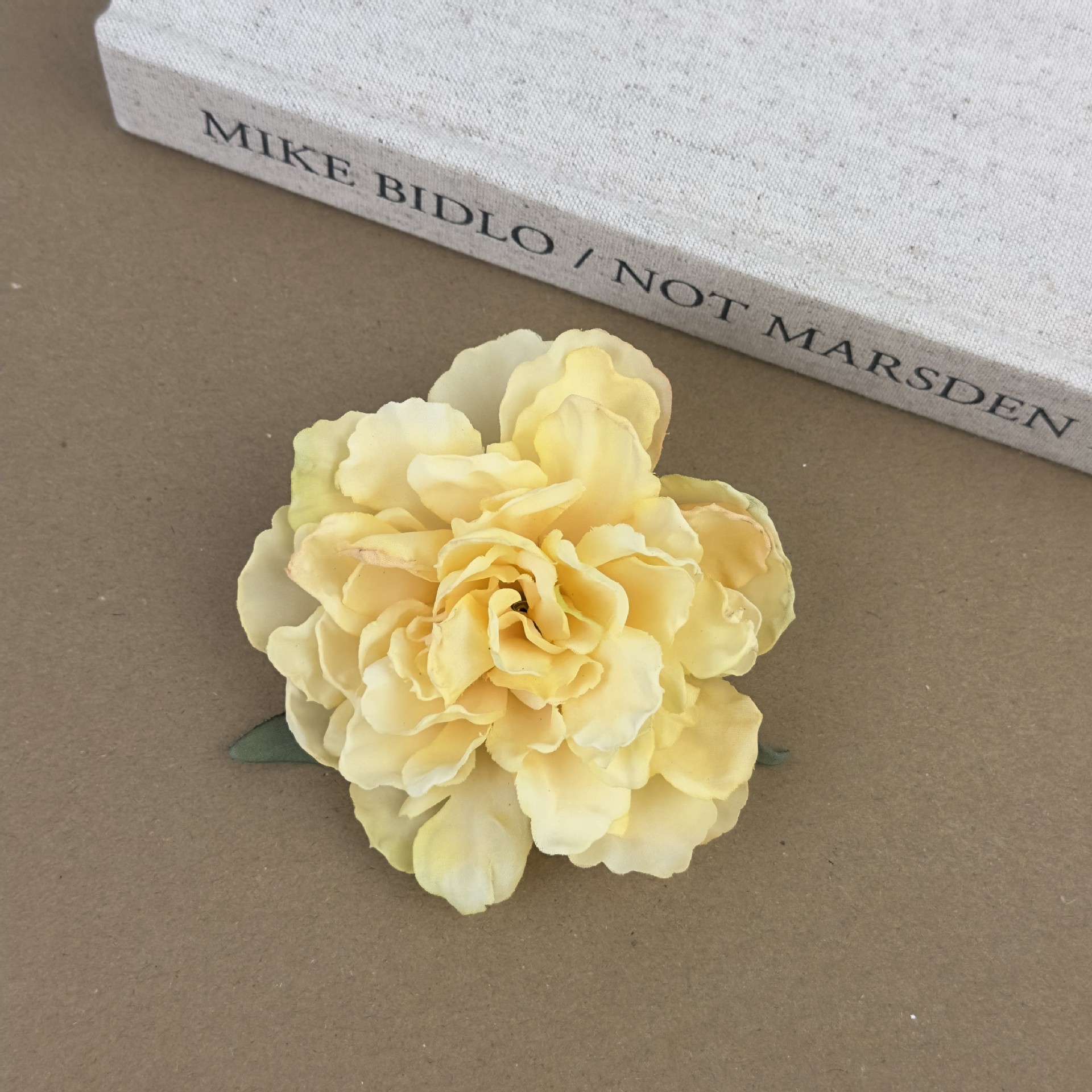 牡丹花发夹~大号度假风凹造型拍照花朵侧边夹发饰春季新款头饰女详情11